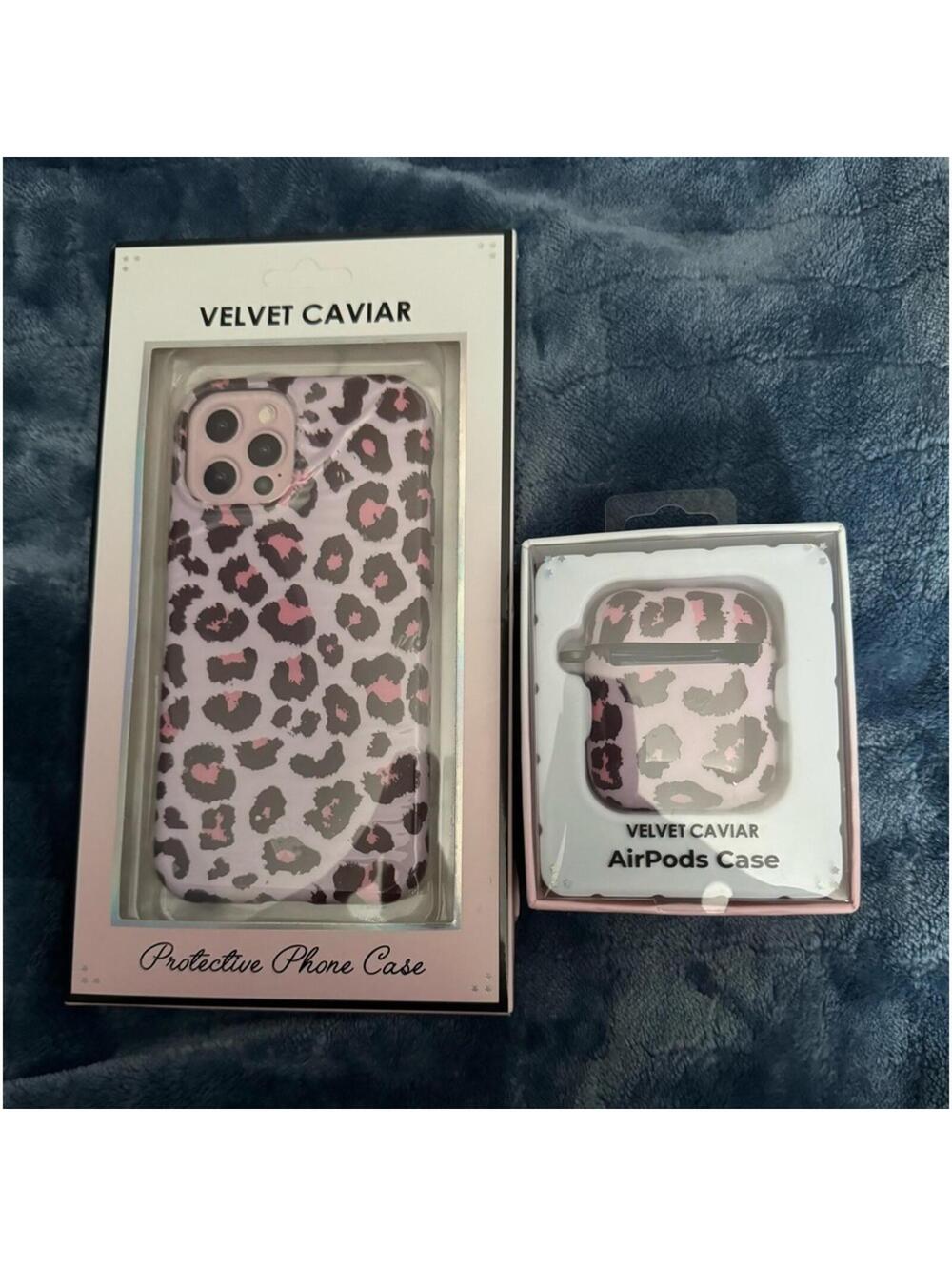 Velvet Caviar iPhone 12 Pro Case and iPhone Airpods Case 2nd Generation NWB